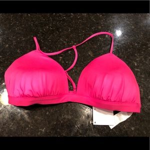 Fabletics Hot Pink Racerback Sports Bra XXL